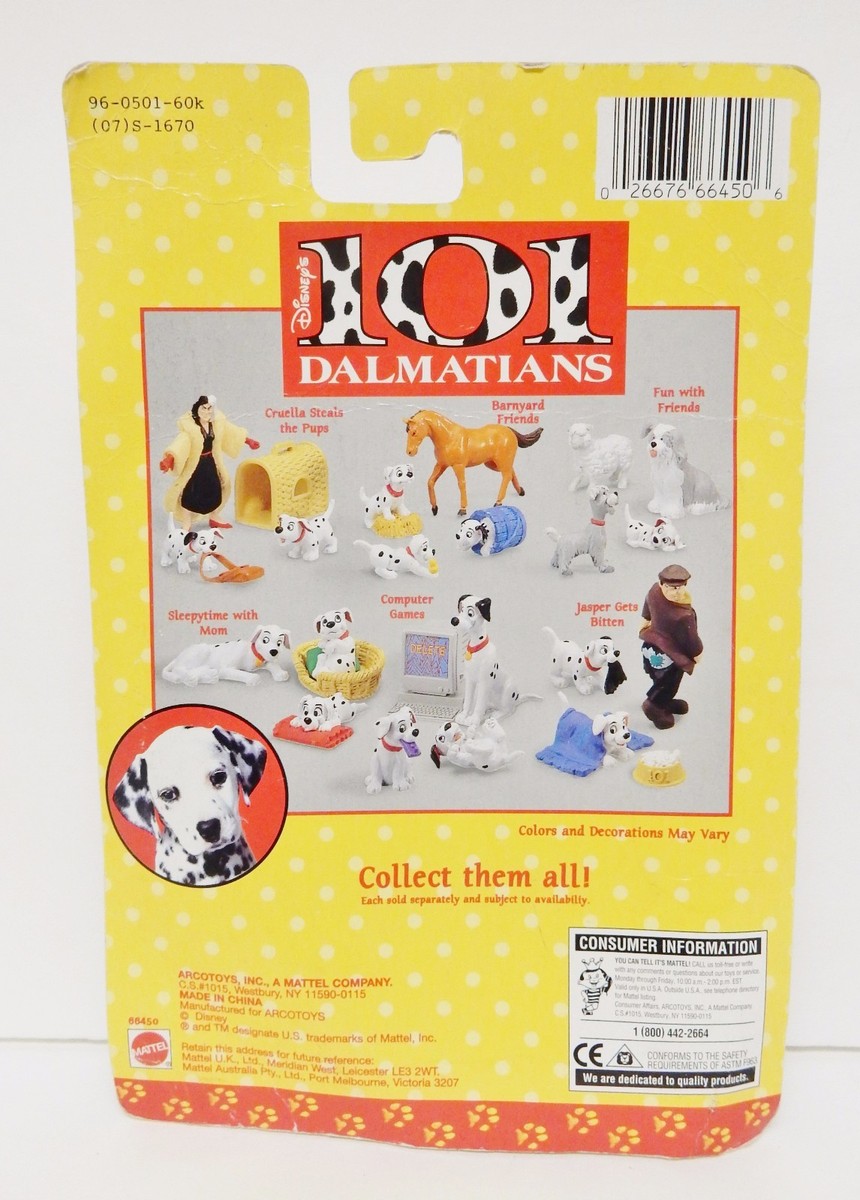Disney's 101 Dalmatians JASPER GETS BITTEN Pups Toy Set