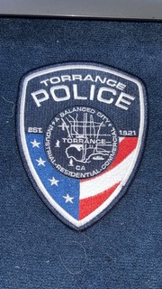 City Of Torrance California Police Patch CA FLAG RARE AUTHENTIC