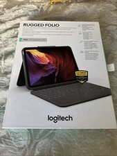 Logitech Rugged Folio Keyboard Case for iPad 10th Gen  iPad A16