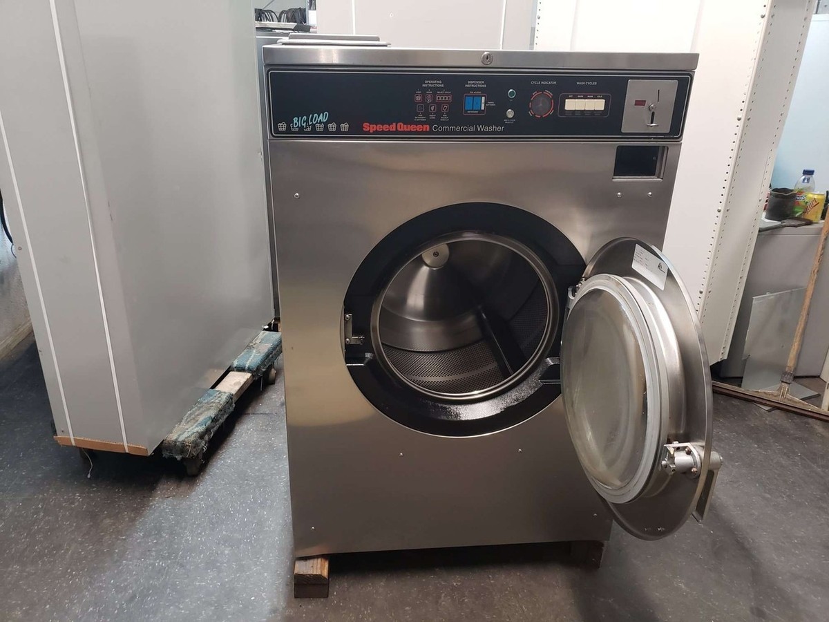 SPEED QUEEN COIN-OP FRONT LOAD WASHER MODEL SC60MD2OU60001 SN