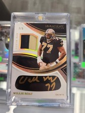 Immaculate Willie Roaf Auto /5