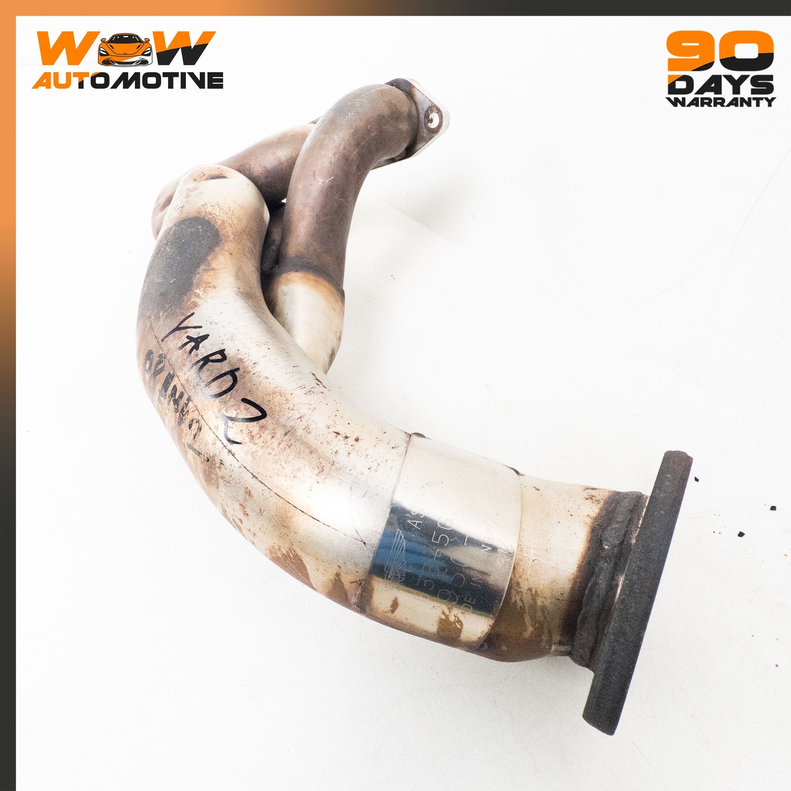 06-16 ASTON MARTIN V8 VANTAGE 4.3L ENGINE LEFT DRIVER SIDE EXHAUST MANIFOLD OEM