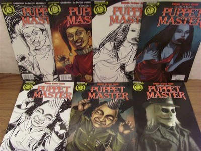 PUPPET MASTER 1-20 ACTION LAB VARIANT COMIC SET COMPLETE GABBORIN 2015 VF/NM