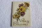 Pansies Blossoms -  Cupples & Leon New York - Poetry Gift Book Antique Hardback