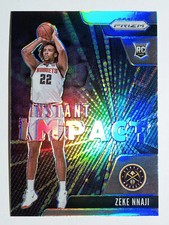 2020-21 Panini Prizm Instant Impact Prizms Silver #8 Zeke Nnaji