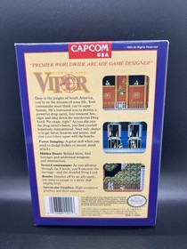 1985 Code Name: Viper- NES Nintendo w Box And Manual - Tested And Working