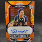 Tahaad Pettiford 2025-26 Panini Prizm Basketball Orange Pulsar Auto /149 Auburn