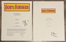 Bob's Burgers H JON BENJAMIN AND DAN MINTZ SIGNED Script Covers