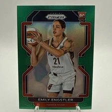 2022 Panini Prizm WNBA - Emily Engstler #184 Green Prizm (RC)