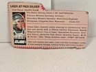 1983 Vintage G.I. GI Joe 3.75 ARAH Silver Pads Grand Slam v2 Figure File Card