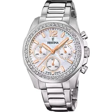 Festina Rainbow Chronograph Mother Of Pearl Dial  Women's LadiesWatch F20606-1