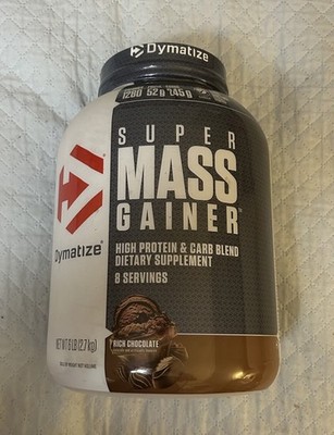DYMATIZE SUPER MASS GAINER (6 LB) carbohydrates iso elite 100 whey protein 5/26