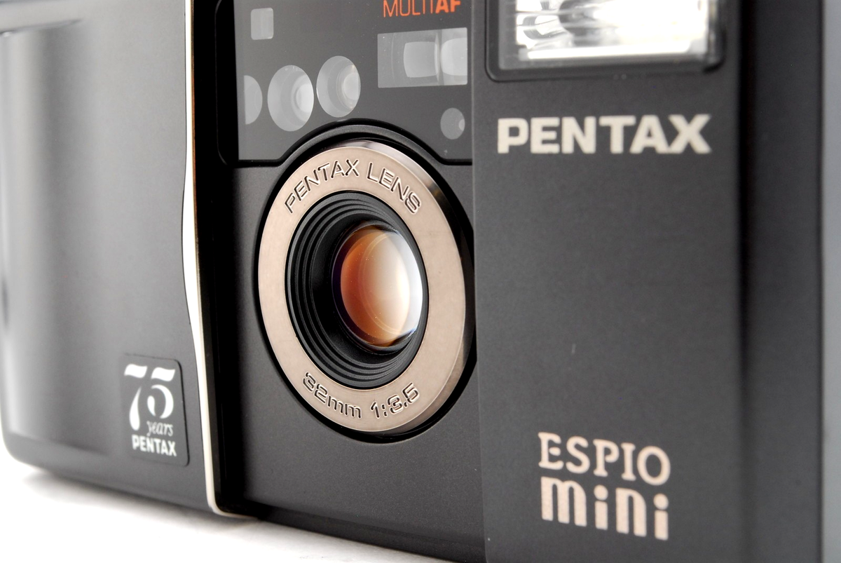 🎦[MINT w/Case] Pentax ESPIO Mini 75 Years Point Shoot 35mm