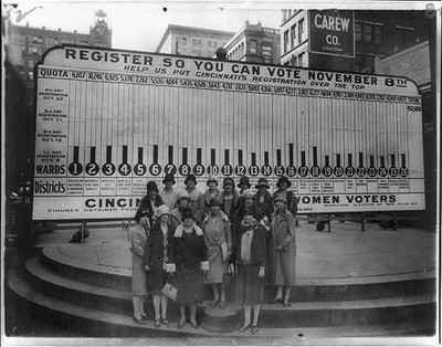 Cincinnati League of Women Voters gets after registration, ward by ward
