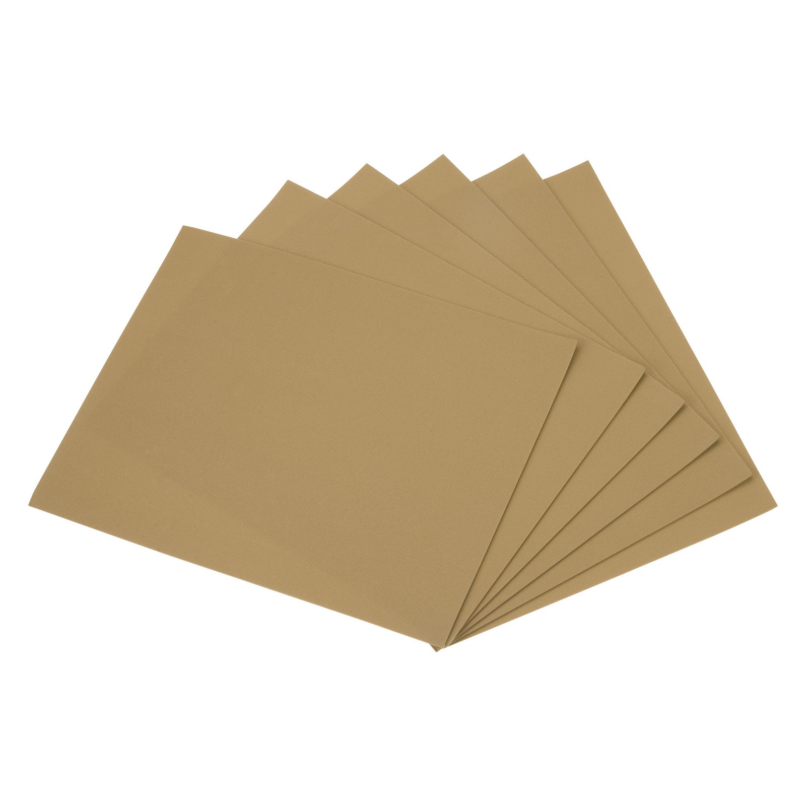 6pack EVA Foam Sheets 11 x 8 inch 1.7mm Thickness for Crafts DIY Light Brown