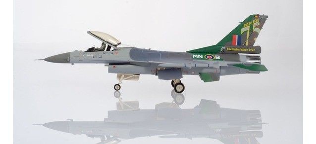 Herpa - Militärflugzeug - F-16A Belgian Air Force 350 Sqd Florennes 75 Jahre - 1...