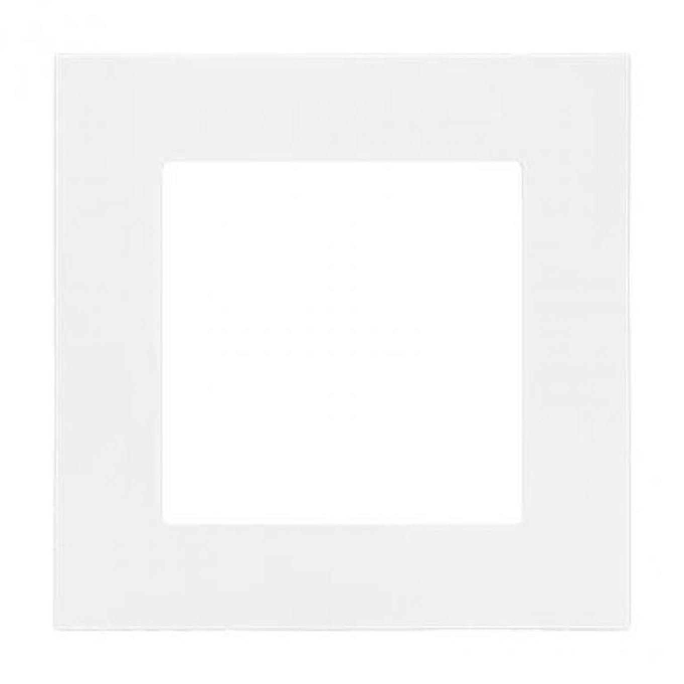 Simon 55 Frame 1x Line White Matte TR1/111