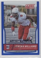 2016 Score Rookies Jumbo Artist's Proof 29/50 Jordan Williams-Lambert #374 0v0