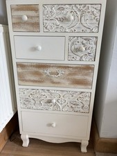Wooden 7 Draw Chest Of Drawers Bloomsbury Market, Fully Lined 99cm H