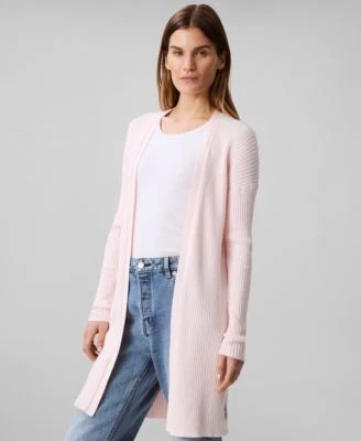 Calvin Klein Womens Cotton Ribbed Open-Fro 198294447769 S RT $99.0 #3