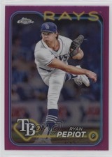 2024 Topps Chrome Pink Refractor Ryan Pepiot #128 hu1
