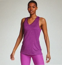 Eddie Bauer Resolution V Neck Racer Back Tank in Grape Size XXL ~ NEW