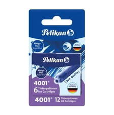 4001 TP/6 Ink Cartridges for Fountain Pens, Royal Blue, 0.8ml (330795)
