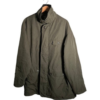 L.L. Bean Jacke Herren Gr. XL grün Knopfleiste durchgehender Reißverschluss isoliert Outdoor