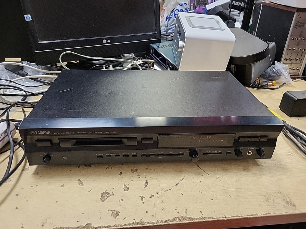Yamaha MDX-596 Player Mini Disc Player Recorder - Spares or