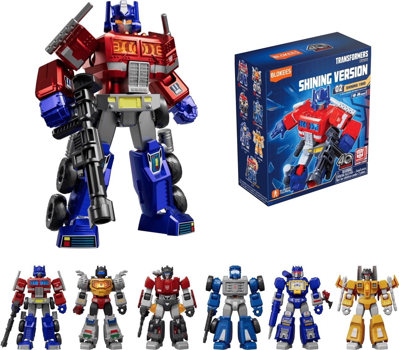 Blokees Multicolore Transformers - Shining Version 02: (Shining 1985) 48 - 56 Pcs. - Immagine 2