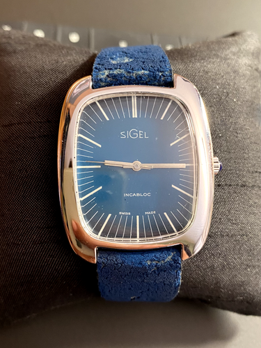 orologio sigel acciaio manuale nos anni 80