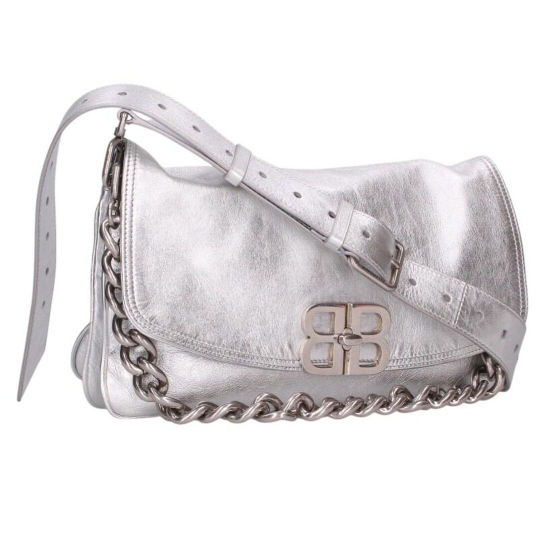 Balenciaga 748596 Leather Chain Shoulder Bag Men's Used 53eec1c7a5d5749c5fe4d07f thumbnail 2