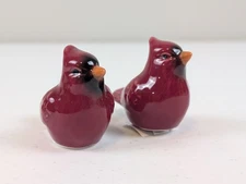 Cracker Barrel Cardinal Salt And Pepper Shakers Red Bird Holiday Christmas New