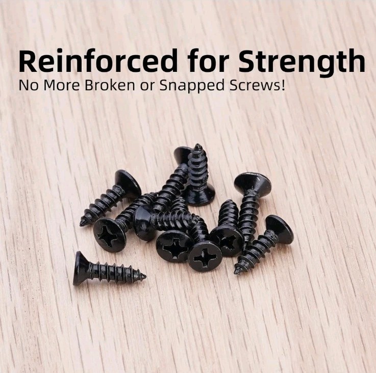 DecoBasics 20-Pack Black Cabinet Hinges 1/2" Overlay – Self-Closing