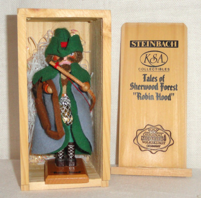 Steinbach Sherwood Forest Robin Hood ~ 6  w/Box ~ Limited Edition #260/10000