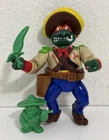 Vintage TMNT Ninja Turtles Wacky Wild West Bandito Bashin' Mike with Sidekick 92