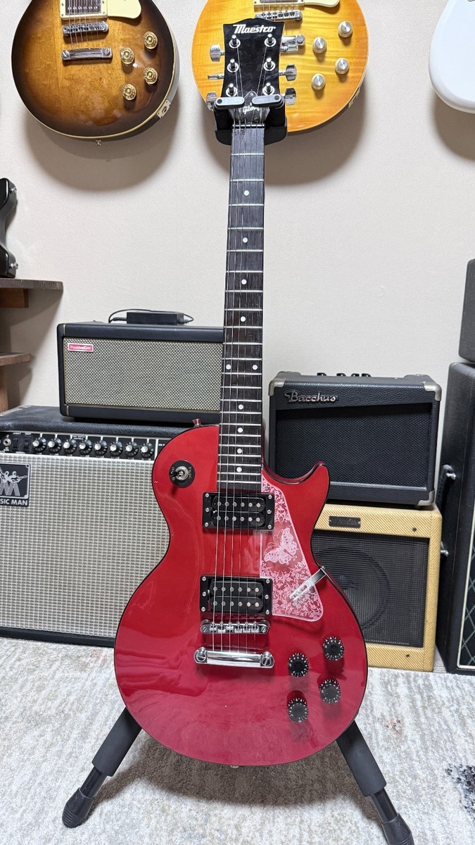 Maestro by Gibson Les Paul Candy Red (T0000) | eBay