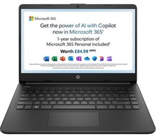 Laptop HP with Microsoft Office 365 Windows 11 4GB 64GB SSD 1TB Cloud 14” New