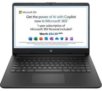 Laptop HP mit Microsoft Office 365 Windows 11 64GB SSD 1TB Cloud 14'' - NEU 48HR
