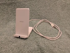 Anker A2524 PowerWave 10W Qi Wireless Fast Charging Stand - White