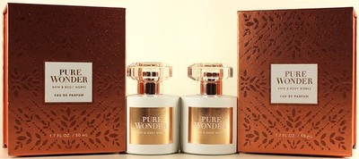 QTY 2 - Bath & Body Works PURE WONDER Perfume Eau De Parfume Spray 1.7FL Ounce