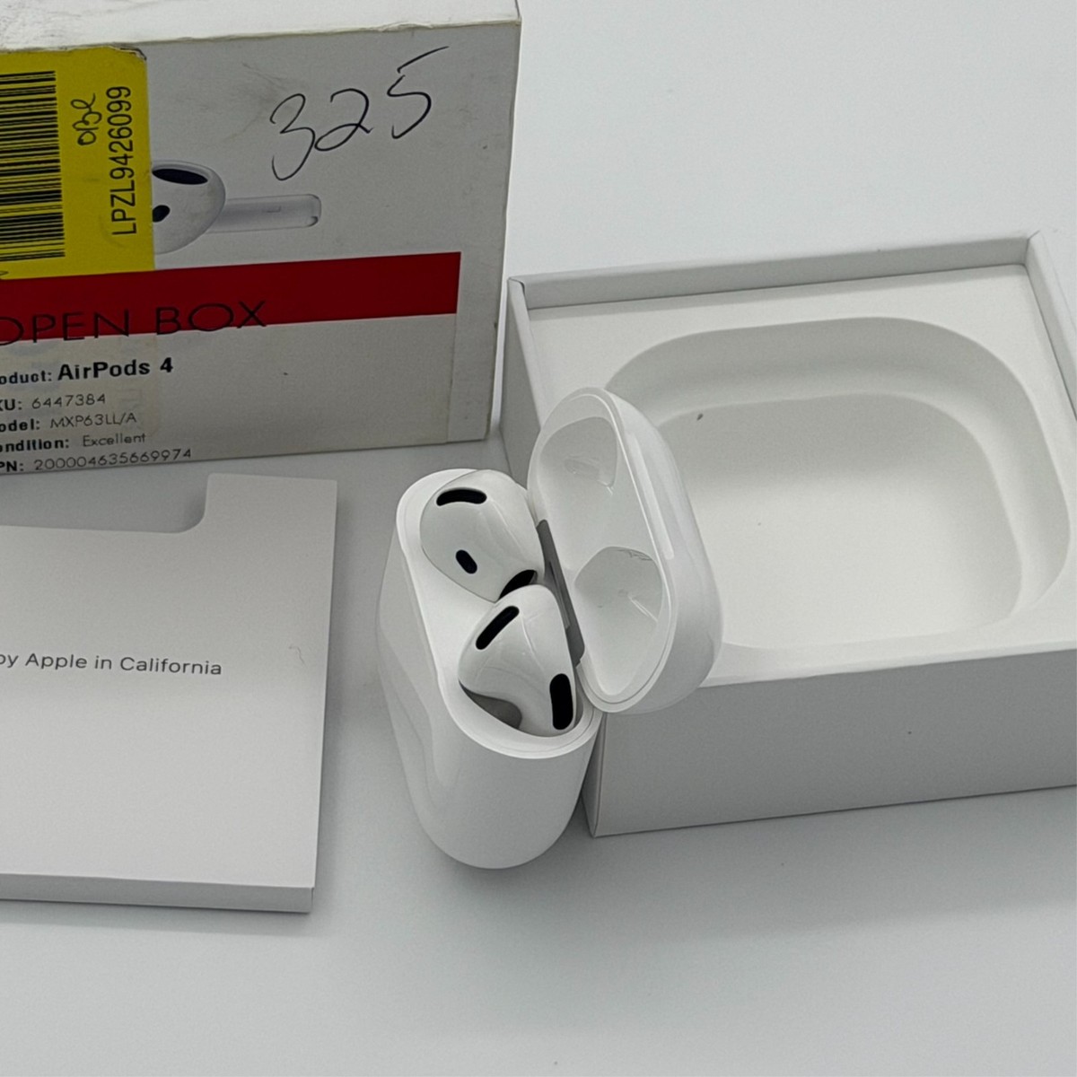 Apple AirPods 4th Gen w/ USB‑C Case – H2 Chip, Spatial Audio, Open