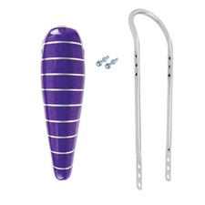 16" OG ORIGINAL LOWRIDER Purple/Silver BANANA SEAT W/Chrome Sissy Bar 16" Bicycl