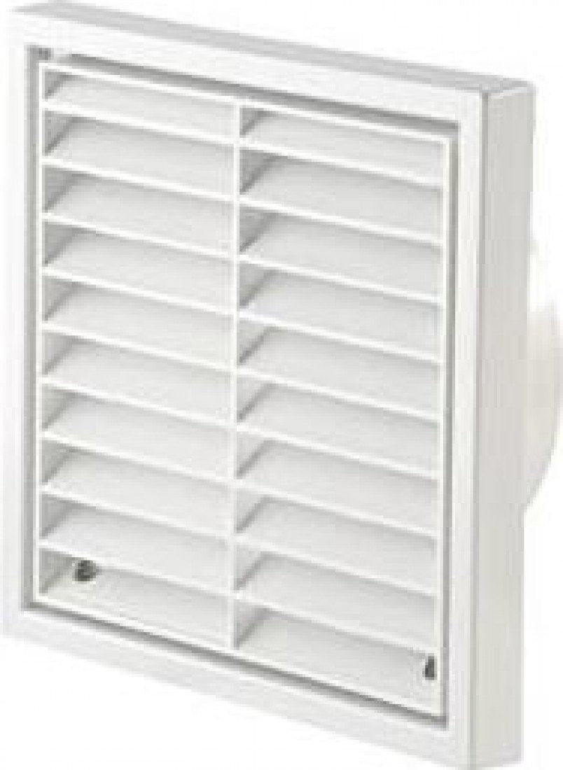 AIRVENT FIXED GRILLE 100mm WHITE