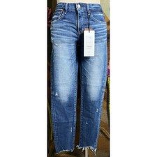 NWT New 360 Moussy Vintage Premium Denim Blue Daleville Skinny Jeans Size 25