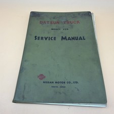 Datsun Truck Model 320 Service Manual - OEM Nissan Pickup Vintage Repair