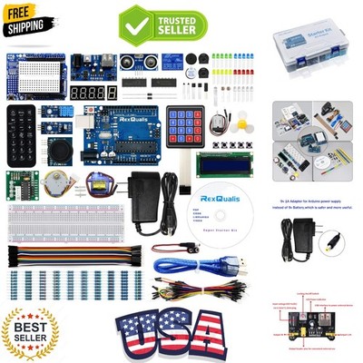 Super Starter Kit Based on Arduino UNO R3 with Tutorial and Controller Board ...