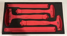 SNAP ON TOOLS RED FOAM TRAY FOR HBBD16 HBBD24 HBBD32 3 PIECE BALL PEEN HAMMER