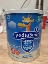 PediaSure Grow  Gain Shake Mix Powder Vanilla 14.1 Ounce Non GMO FREE SHIPPING