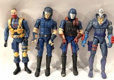 GI Joe 25th Anniversary Cobra Televiper Viper Scar Officer Destro Lot Figures